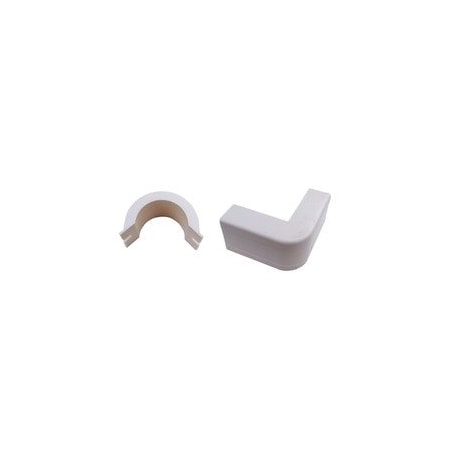 Cable Wholesale External Elbow Raceway, FWT Series, White 31R1-007WH